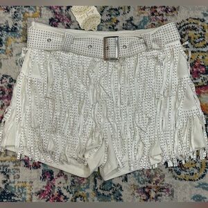 Altard State Ivory Fringe Skort NWT